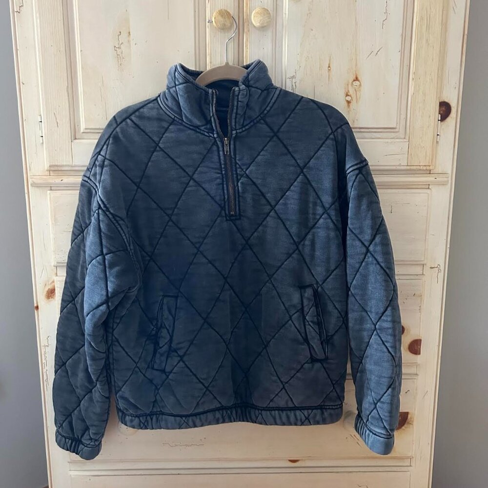 H&M Quilted Quarter Zip